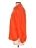 Cotton Express 100% Polyester Orange Long Sleeve Blouse Size L - photo 5