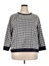 Draper James 100% Cotton Checkered-gingham Blue Pullover Sweater Size 2X - photo 1