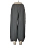Unbranded 100% Polyester Solid Gray Casual Pants Size L - photo 1
