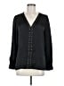 Vince Camuto 100% Polyester Black Long Sleeve Blouse Size M - photo 1