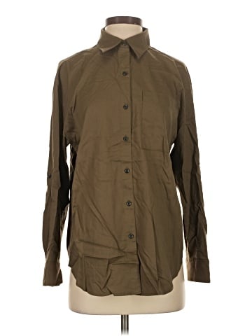 Calvin Klein Long Sleeve Button-Down Shirt (view 1)