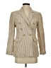 Ann Taylor LOFT 100% Polyester Stripes Gold Blazer Size 2 - photo 1