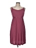 Assorted Brands Solid Burgundy Casual Dress Size M - photo 1