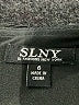 SLNY Solid Black Cocktail Dress Size 6 - photo 7