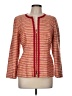 Lafayette 148 New York Stripes Orange Jacket Size 8 - photo 1