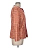 Lafayette 148 New York Stripes Orange Jacket Size 8 - photo 4