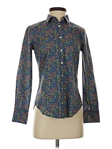 Liberty Art Fabrics for J.Crew Long Sleeve Button-Down Shirt (view 1)
