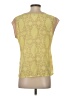 The Limited Outlet 100% Polyester Yellow Sleeveless Blouse Size S - photo 2