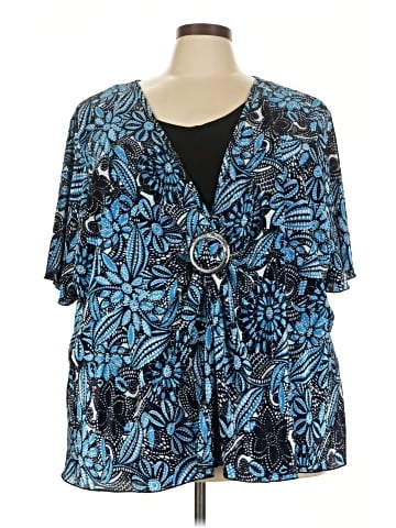 Maggie Barnes Short Sleeve Blouse (view 1)