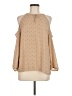 Dna Couture 100% Polyester Tan 3/4 Sleeve Blouse Size M - photo 1