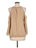 Dna Couture 100% Polyester Tan 3/4 Sleeve Blouse Size M - photo 2