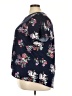 Wallflower Floral Blue Short Sleeve Blouse Size 3X - photo 5