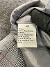 DANILLO 100% Polyester Checkered-gingham Gray Blazer Size 12 - photo 7