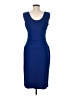 Nine West 100% Polyester Solid Blue Cocktail Dress Size 8 - photo 2