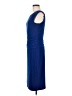 Nine West 100% Polyester Solid Blue Cocktail Dress Size 8 - photo 5