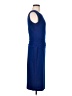 Nine West 100% Polyester Solid Blue Cocktail Dress Size 8 - photo 4