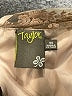 Taylor 100% Polyester Tan Cocktail Dress Size 10 - photo 7