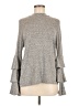 Soprano Gray Long Sleeve Turtleneck Size M - photo 1