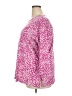Draper's & Damon's Animal Print Pink Pullover Sweater Size 2X - photo 5