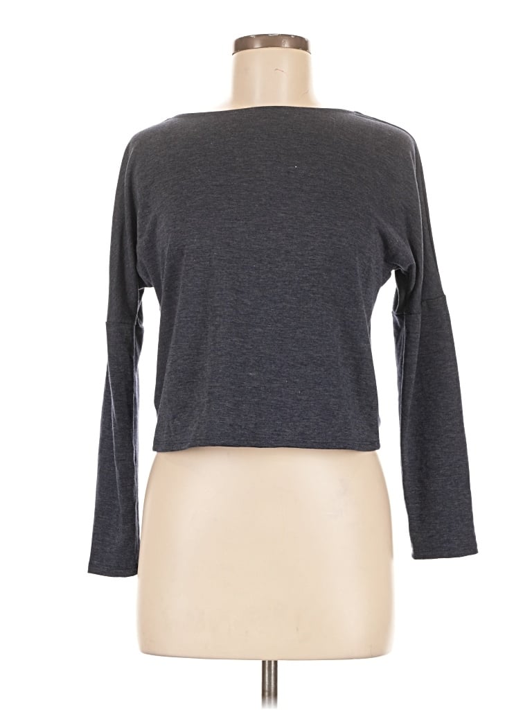 Pre-owned William B 3/4 Sleeve T-shirt In Gray