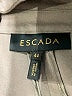Escada 100% Cupro Tan Gray Vest Size EU 44 / US 14 - photo 6