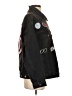 Monat Gear Graphic Black Denim Jacket Size S - photo 4