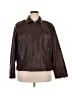 Badgley Mischka 100% Polyester Brown Jacket Size 2X - photo 1