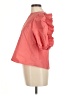 Zara Pink Short Sleeve Blouse Size M - photo 5