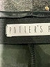 Potter's Pot 100% Polyester Houndstooth Plaid Solid Tweed Black Gray Faux Leather Skirt Size S - photo 4