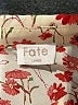 Fate 100% Polyester Floral Ivory Long Sleeve Blouse Size L - photo 7