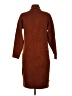 Anrabess Solid Orange Brown Cardigan Size M - photo 2