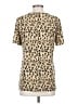 Susan Graver Animal Print Tan Short Sleeve Top Size XS - photo 2