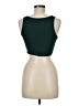 Shein 100% Polyester Green Tank Top Size 6 - photo 2