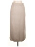 MNG Solid Tan Casual Skirt Size M - photo 2