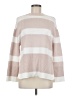 Assorted Brands Stripes Pink Pullover Sweater Size M - photo 1