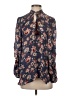 Tolani 100% Cupro Blue 3/4 Sleeve Blouse Size S - photo 1