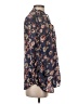 Tolani 100% Cupro Blue 3/4 Sleeve Blouse Size S - photo 4