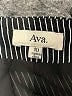 AVA Chevron-herringbone Gray Dress Pants Size 10 - photo 7