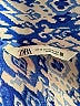 Zara Paisley Blue Casual Dress Size XS - photo 7