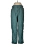 A New Day 100% Cotton Solid Teal Casual Pants Size M - photo 1