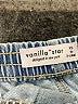 Vanilla Star 100% Spandex Blue Denim Shorts Size XS - photo 3