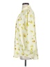 CAbi 100% Polyester Floral Yellow 3/4 Sleeve Blouse Size S - photo 5