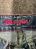 Wrangler Jeans Co 100% Cotton Chevron-herringbone Blue Jeans Size 1/2 - photo 4