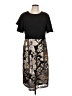 Assorted Brands 100% Polyester Print Black Cocktail Dress Size 12 - photo 1