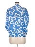 Diane von Furstenberg 100% Silk Blue Silk Pullover Sweater Size 6 - photo 2