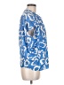 Diane von Furstenberg 100% Silk Blue Silk Pullover Sweater Size 6 - photo 4