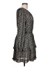 Hem & Thread 100% Polyester Animal Print Black Casual Dress Size L - photo 4