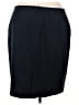 Rafaella Solid Black Blue Formal Skirt Size 20 - photo 2