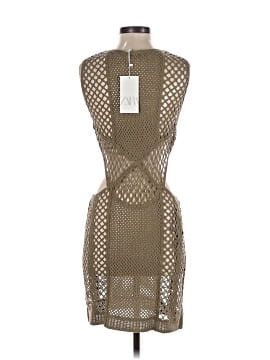 slim fit dress slacks 1960s Sheer Yellow Crochet Dress – Style & Salvage