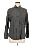 Eddie Bauer 100% Cotton Gray Long Sleeve Button-Down Shirt Size M - photo 1